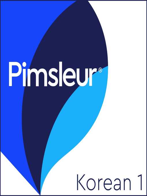 Title details for Pimsleur Korean Level 1 by Pimsleur - Wait list